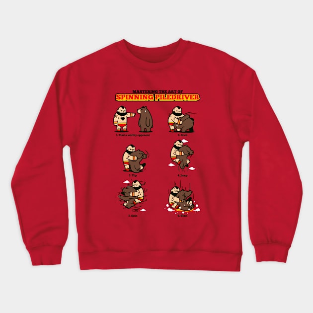 Piledriver Tutorial Crewneck Sweatshirt by oktobear